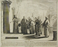 Loger les pelerins Гравюра (середина XVII века), Франция артикул 6813b.